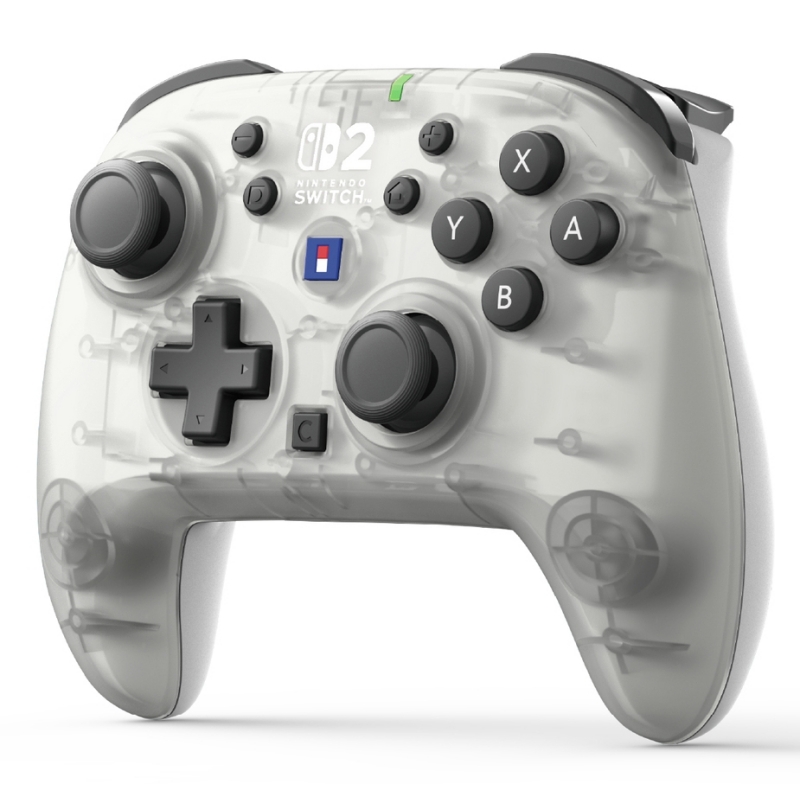 Hori NSX-132E mando y volante Blanco, Gris Bluetooth Gamepad Digital Nintendo Switch 2