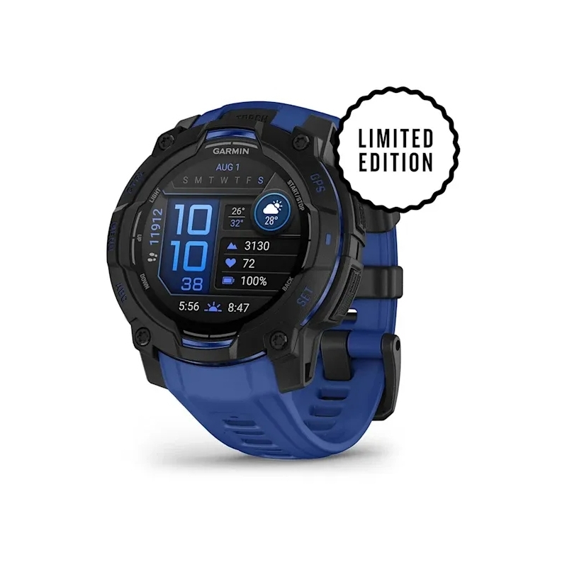 Garmin Instinct 3 3,05 cm (1.2") AMOLED 45 mm Digitale 390 x 390 Pixel Nero GPS (satellitare)