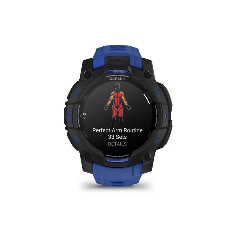 Garmin Instinct 3 3,05 cm (1.2") AMOLED 45 mm Digital 390 x 390 Pixeles Negro GPS (satélite)