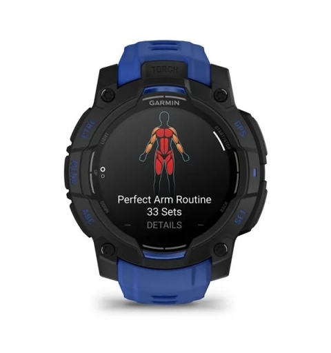 Garmin Instinct 3 3,05 cm (1.2") AMOLED 45 mm Digital 390 x 390 Pixel Schwarz GPS