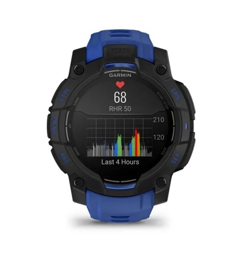 Garmin Instinct 3 3,05 cm (1.2") AMOLED 45 mm Numérique 390 x 390 pixels Noir GPS (satellite)
