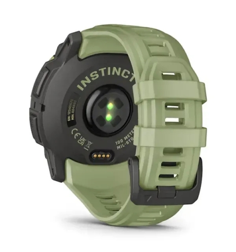 Garmin Instinct 3 AMOLED 3,3 cm (1.3") 50 mm Digital 416 x 416 Pixel Touchscreen Grün, Grau GPS