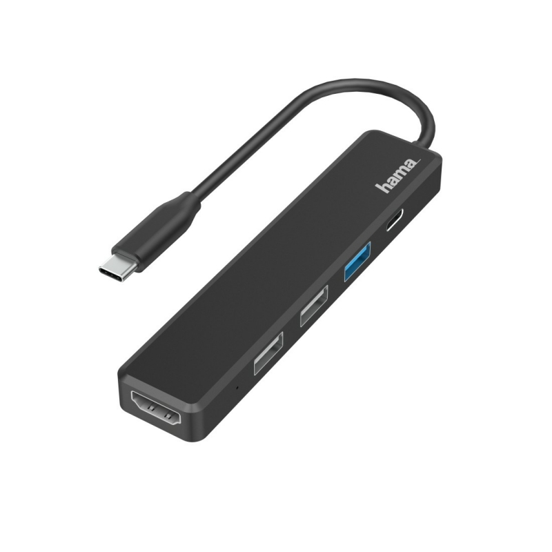 Hama 00200117 laptop-dockingstation & portreplikator USB 2.0 Schwarz