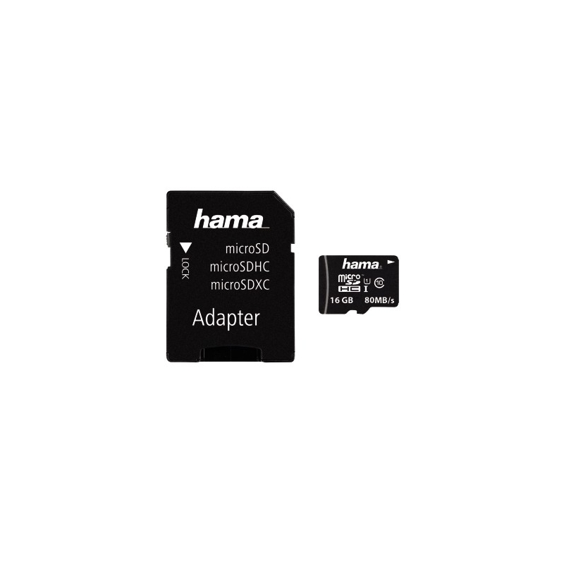 Hama microSDHC 16GB 16 Go UHS-I Classe 10