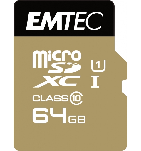 Emtec microSD Class10 Gold+ 64GB MicroSDXC Clase 10