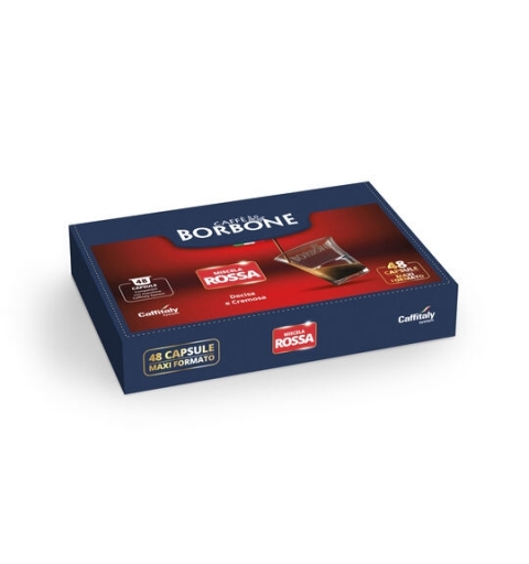 Caffè Borbone Capsule Compatibili sistema Caffitaly - Miscela Rossa - 48 capsule