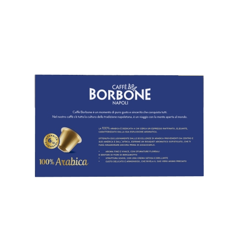 Caffè Borbone Capsule compatibili sistema Nespresso Alluminio - Miscela 100% Arabica - 30 capsule
