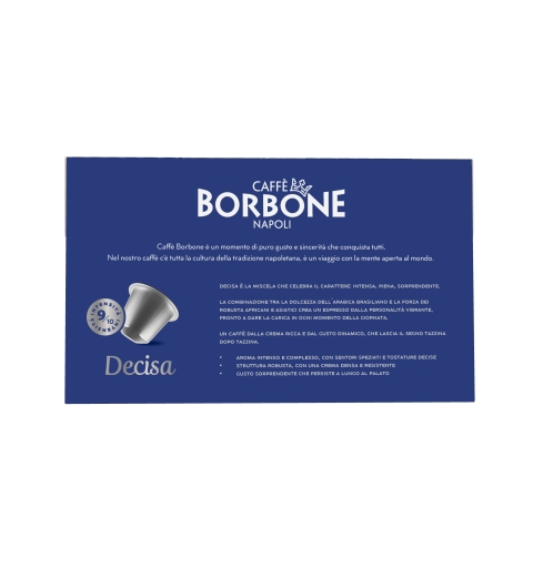 Caffè Borbone Capsule compatibili sistema Nespresso Alluminio - Miscela Decisa - 30 capsule