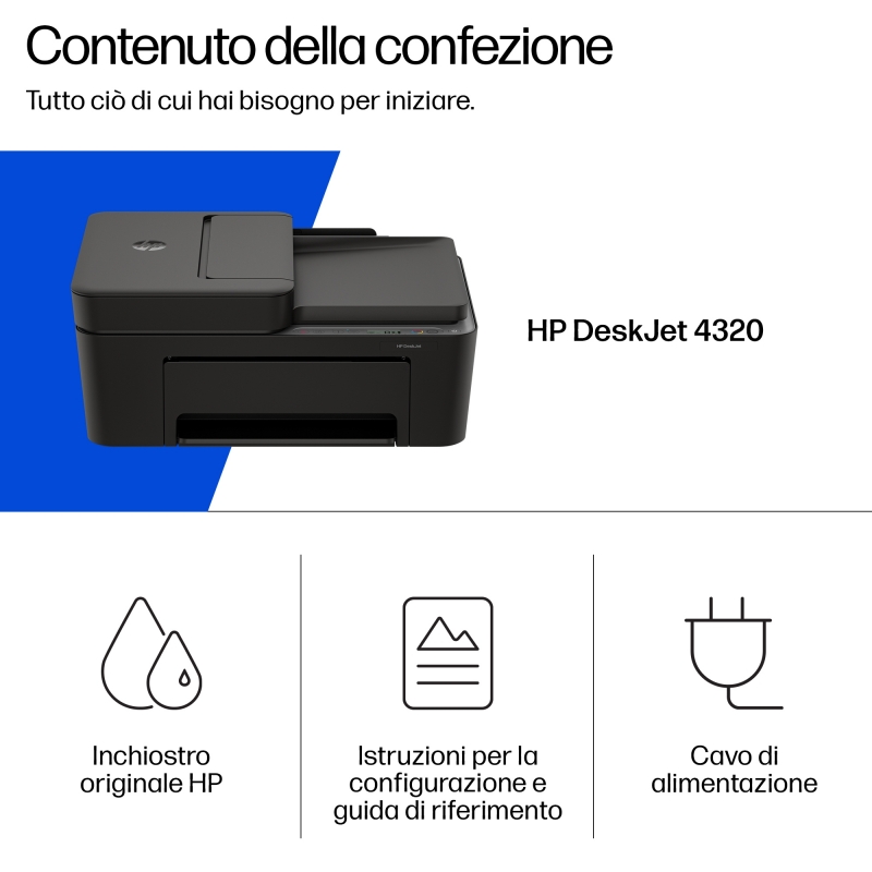 HP DeskJet 4320 Inalámbrico All-in-One Color Impresora, Instant Ink