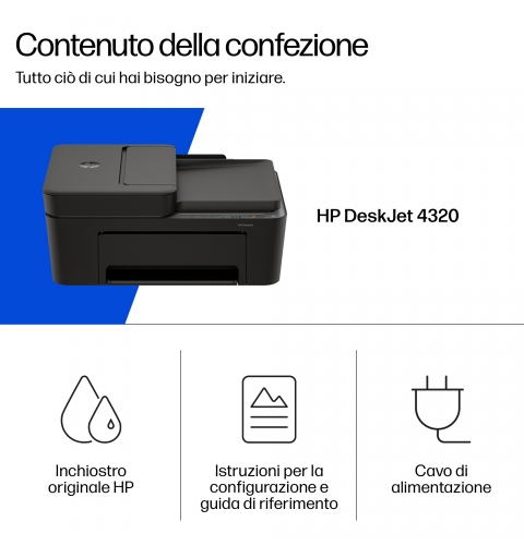 HP DeskJet 4320 Wireless All-in-One Farbe Drucker, Instant Ink