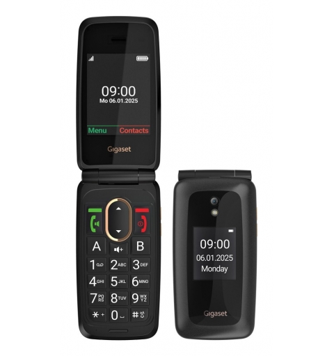 Gigaset GL795 7,11 cm (2.8") 142 g Nero Telefono per anziani