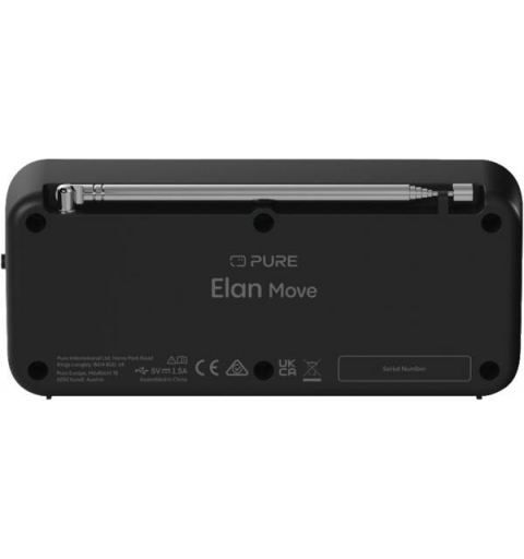 Pure Elan Move Personal Digital Negro
