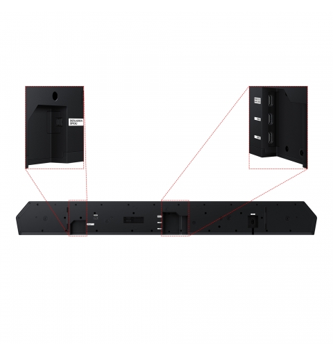 Samsung Soundbar HW-Q990H XC, Audio 11.1.4 canali, potenza 756W, Active Voice Amplifier Pro, Auto AV Sync, Bluetooth 5.3,