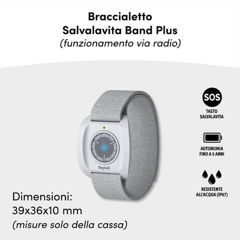 Beghelli 9204N Cellulare 9204N Phone slv30n-gps plus eco+band
