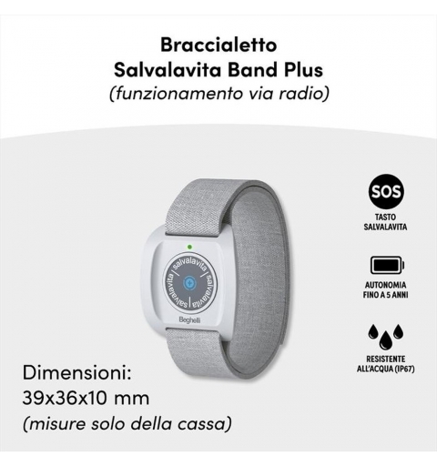 Beghelli 9204N Cellulare 9204N Phone slv30n-gps plus eco+band