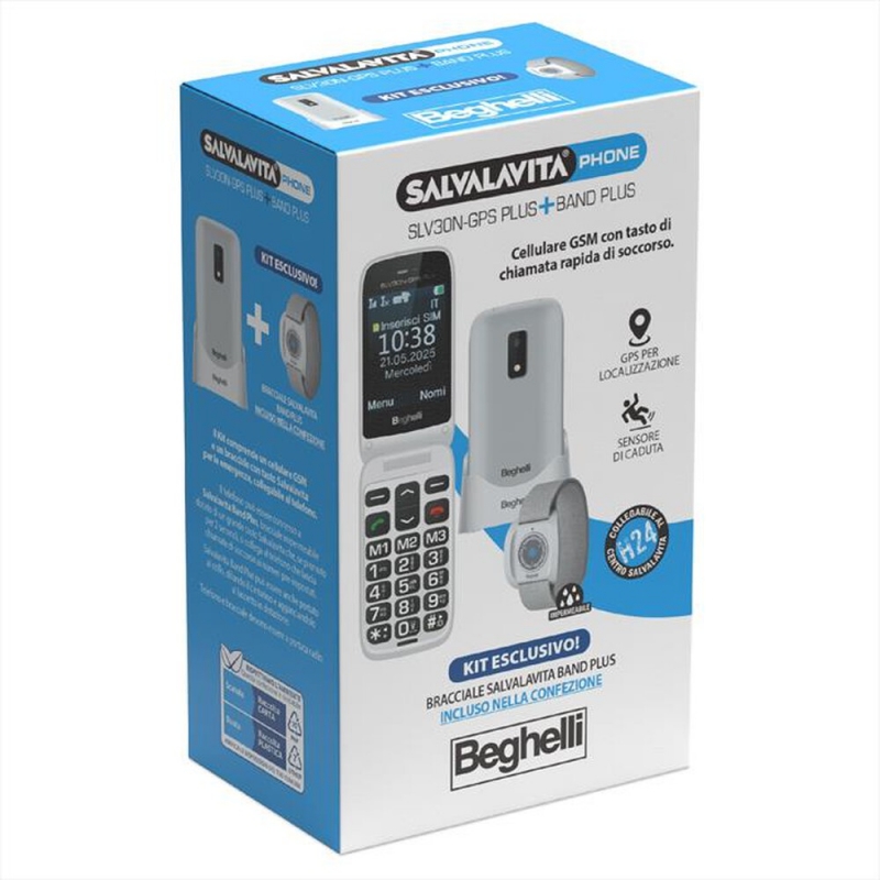Beghelli 9204N Cellulare 9204N Phone slv30n-gps plus eco+band