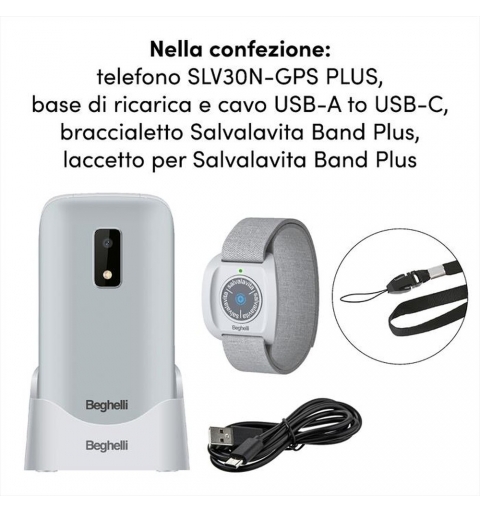 Beghelli 9204N Cellulare 9204N Phone slv30n-gps plus eco+band