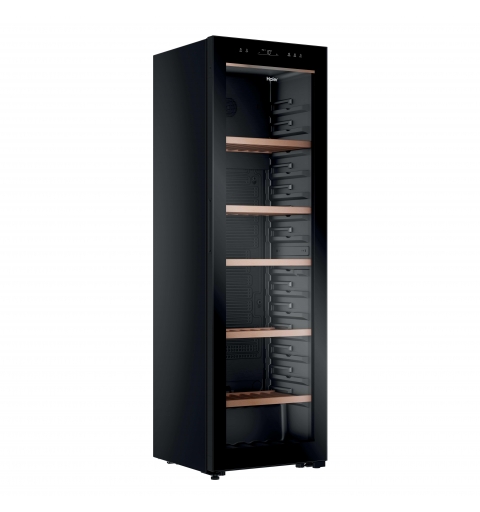 Haier HWS205GGEH1 Compressor wine cooler Freestanding Black 205 bottle(s)