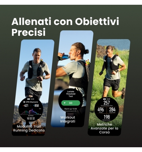 Amazfit Cheetah 2 Ultra 3,81 cm (1.5") AMOLED Numérique 480 x 480 pixels Écran tactile Titane Wifi GPS (satellite)