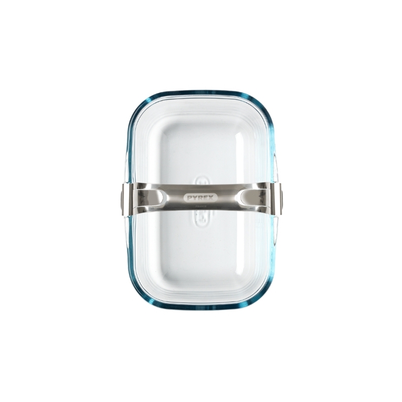 Pyrex 300U300 bandeja de horno 1,5 L Rectangular Vidrio, Vidrio de borosilicato Fuente para horno universal