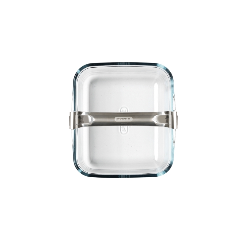 Pyrex 301U300 Backform 2 l Quadratisch Glas, Borosilikatglas Universelle Auflaufform