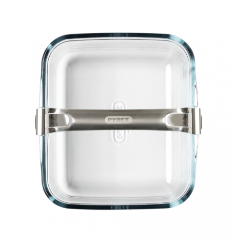 Pyrex 301U300 plat de cuisson 2 L Carré Verre, Verre borosilicate Plat de cuisson universel