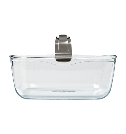 Pyrex 301U300 Backform 2 l Quadratisch Glas, Borosilikatglas Universelle Auflaufform