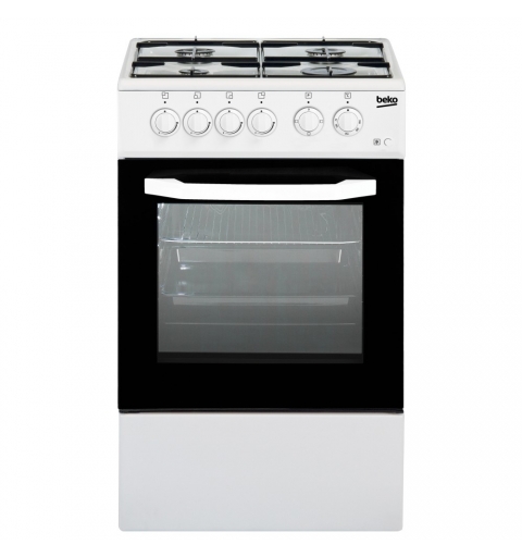Beko CSS42014FW Freestanding cooker Electric Gas White