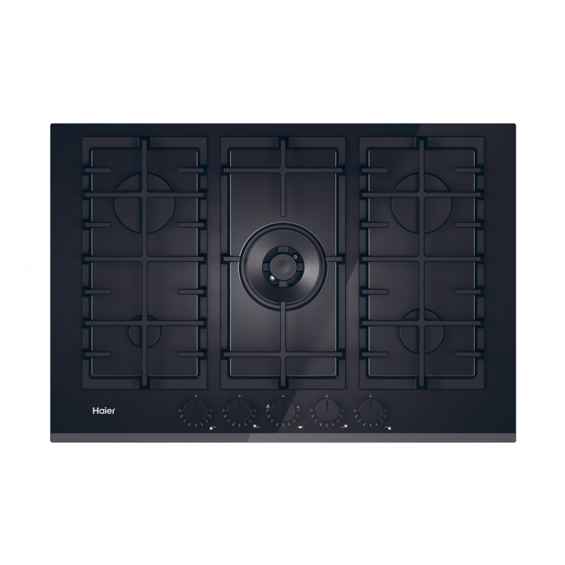 Haier HAVG75TBBP Negro Integrado 75 cm Encimera de gas 4 zona(s)