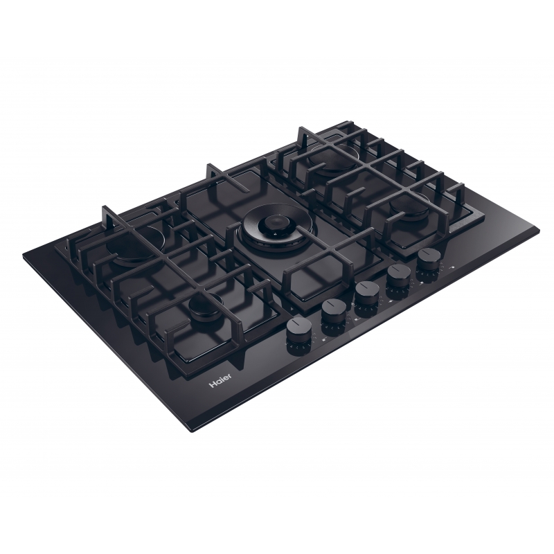 Haier HAVG75TBBP Negro Integrado 75 cm Encimera de gas 4 zona(s)