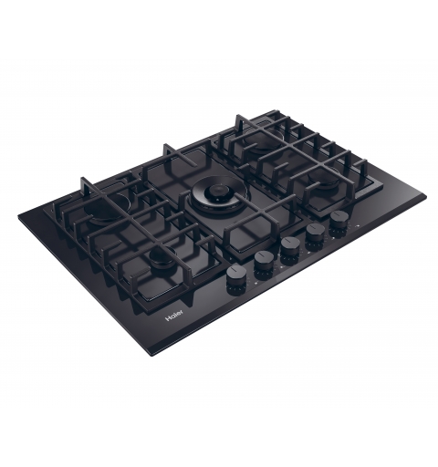 Haier HAVG75TBBP Schwarz Integriert 75 cm Gaskochfeld 4 Zone(n)