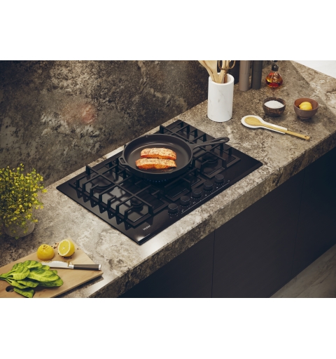Haier HAVG75TBBP Black Built-in 75 cm Gas 4 zone(s)