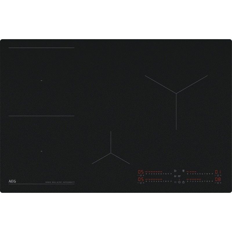 AEG Piano Induzione Boil&Fry Saphirmatt 80 Cm TI84IB30IZ MADE IN EUROPE