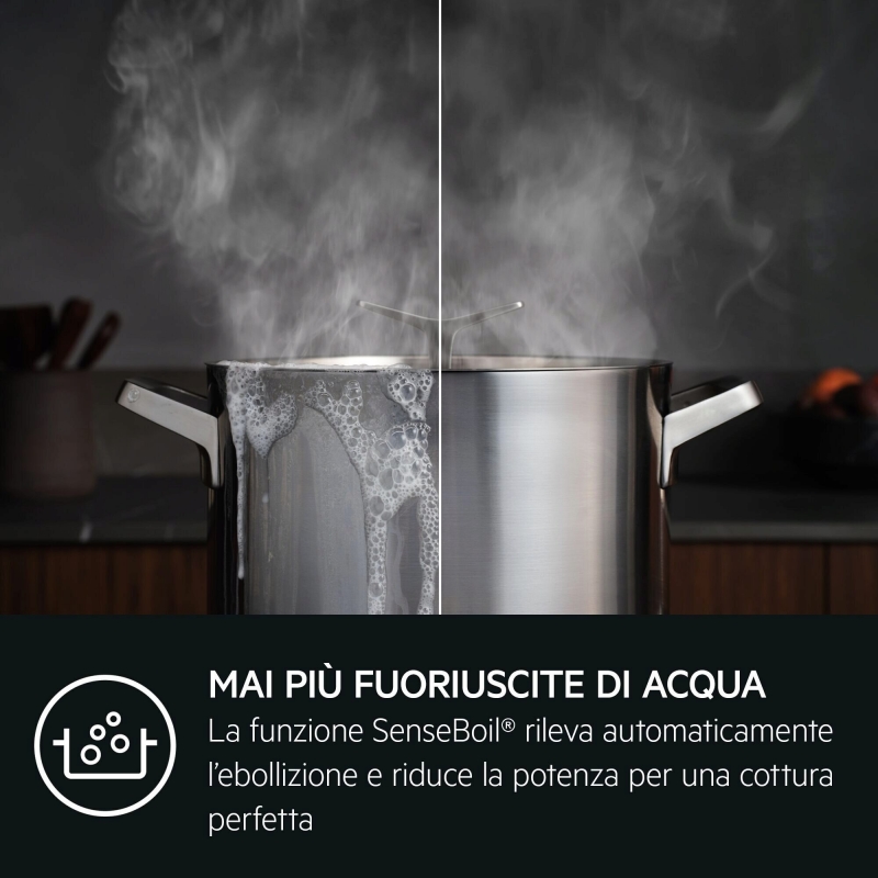 AEG TI84IB30IZ Black Built-in 80 cm Zone induction hob 4 zone(s)