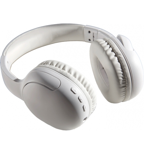 JVC Gumy Headband Headset Wired & Wireless Head-band Calls Music Bluetooth White