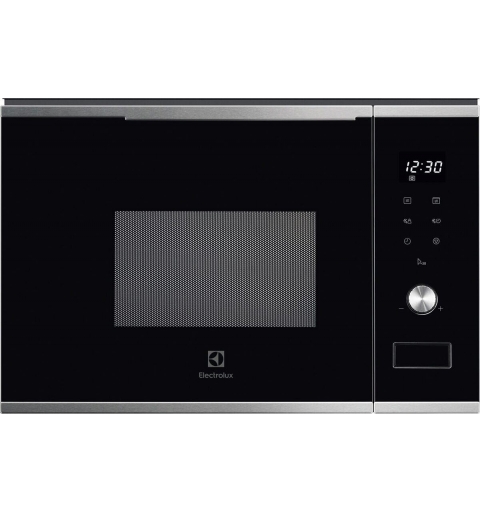 Electrolux KMSD203TMX Noir, Acier inoxydable Micro-ondes grill Intégré 20 L 800 W