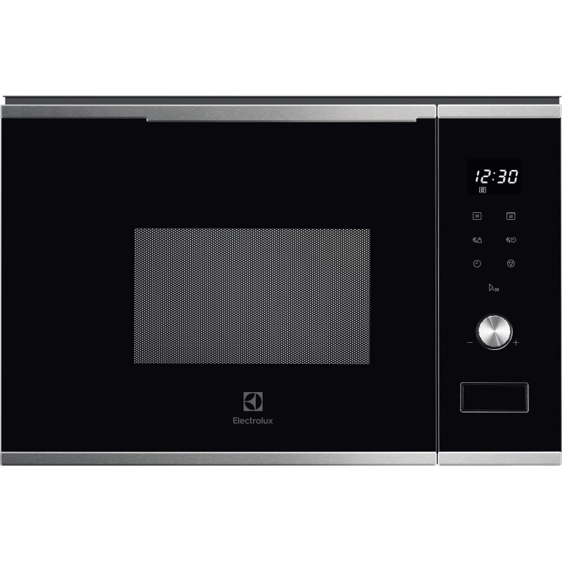 Electrolux KMSD203TMX Noir, Acier inoxydable Micro-ondes grill Intégré 20 L 800 W