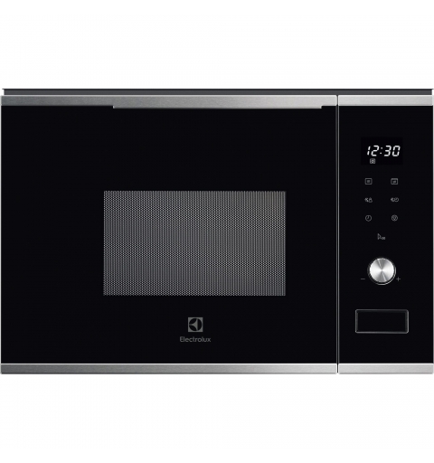 Electrolux KMSD203TMX Negro, Acero inoxidable Microondas con grill Integrado 20 L 800 W