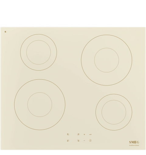 Smeg Universal SI2641DP hob Cream Built-in 60 cm Zone induction hob 4 zone(s)