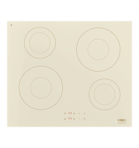 Smeg Universal SI2641DP hob Cream Built-in 60 cm Zone induction hob 4 zone(s)