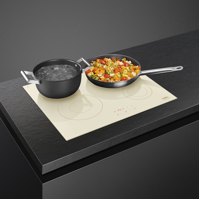 Smeg Universal SI2641DP hob Cream Built-in 60 cm Zone induction hob 4 zone(s)