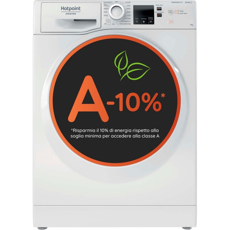 Hotpoint NF97WK IT machine à laver Charge avant 9 kg 1400 tr min Blanc