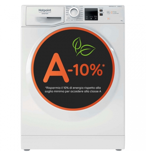 Hotpoint NF97WK IT machine à laver Charge avant 9 kg 1400 tr min Blanc