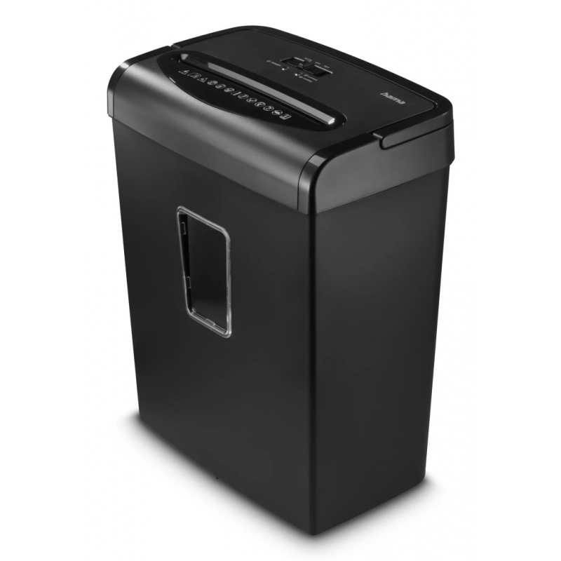 Hama Prime M80 Aktenvernichter Mikrogeschnittene Zerkleinerung 68 dB 22 cm Schwarz