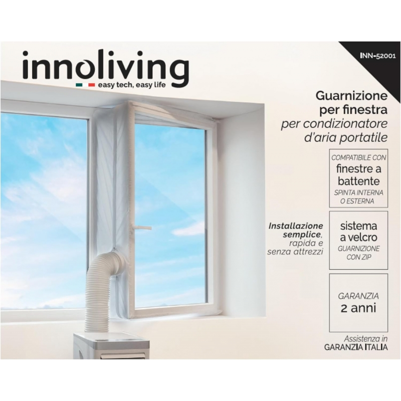 Innoliving INN-52001 Telo Guarnizione Finestra Universale per Condizionatore Portatile