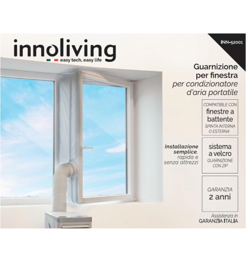 Innoliving INN-52001 Telo Guarnizione Finestra Universale per Condizionatore Portatile