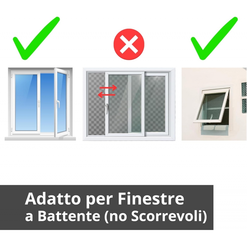 Innoliving INN-52001 Telo Guarnizione Finestra Universale per Condizionatore Portatile