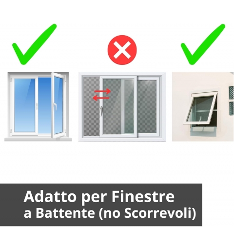 Innoliving INN-52001 Telo Guarnizione Finestra Universale per Condizionatore Portatile