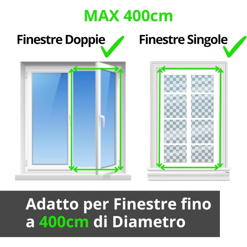 Innoliving INN-52001 Telo Guarnizione Finestra Universale per Condizionatore Portatile