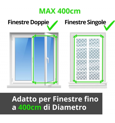 Innoliving INN-52001 Telo Guarnizione Finestra Universale per Condizionatore Portatile